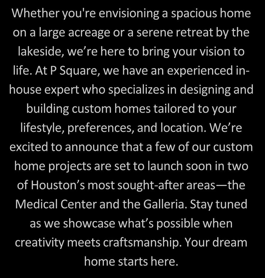 Custom Homes — Houston TX photo
